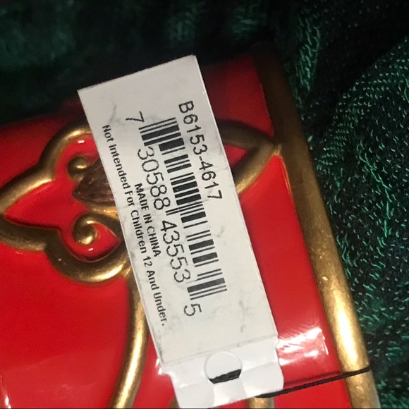 Carolee Lux Open Gold Tone Heart Scroll Embellished Cuff New - Scarlet Red - Picture 16 of 16